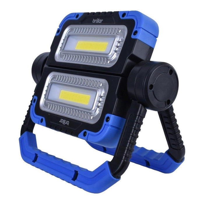 Brillar LED Work Light With Stand Battery Operated Lamp 600 Lumens Flood COB