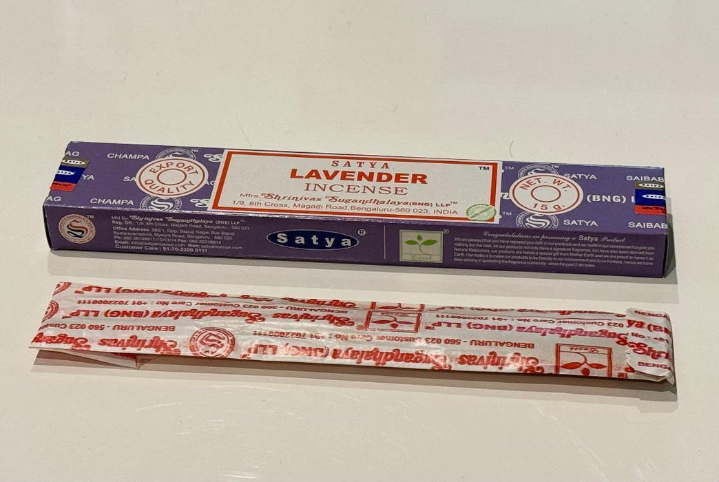 Satya Incense Sticks Natural Home Fragrance Lavender Scents Meditation Yoga