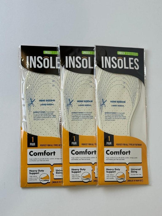 3 Pairs Foam Comfort Insoles Shoe Insert Breathable Shoes Insole Ultra Soft