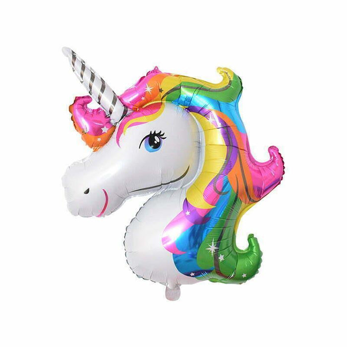 Unicorn Foil Balloon Birthday Decorations Big Rainbow Foil Balloons 112cm