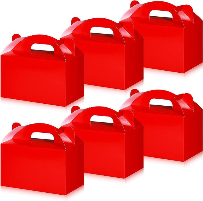 Red Treat Box Party Favor Desert Boxes Lolly Candy Paper Gift Boxes Bulk