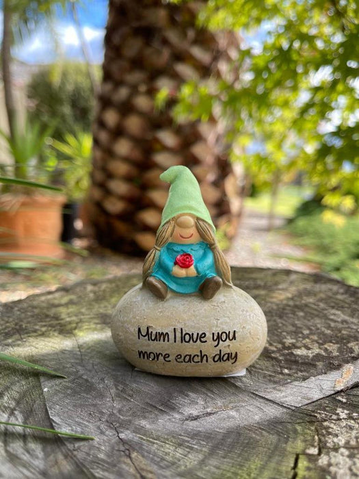 Mum I Love You More Each Day Sentimental Rock Ornaments Mother's Day Gift