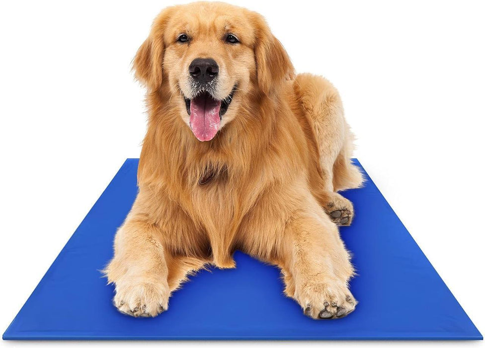 Jumbo Cooling Pet Mat For Dog Cat Pets Non Toxic Cool Gel Pad Summer Bed 75x95cm