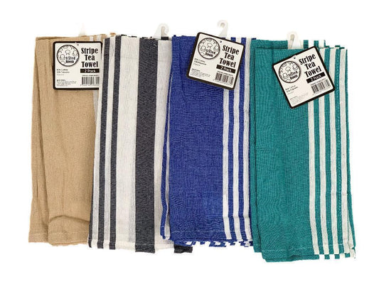 6x Large Kitchen Tea Towels Cotton Dish Cloths Bar Towels Cleaning 40x60cm