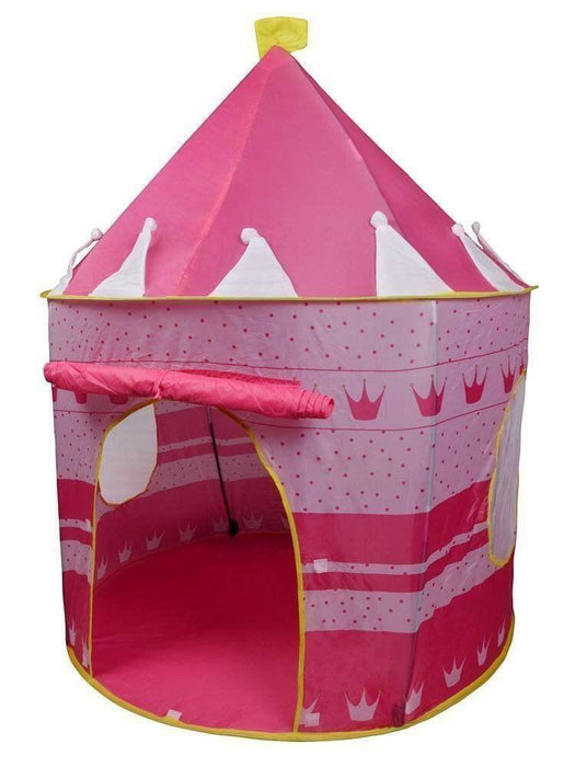 Kids Playhouse Play tent Blue Pink Pop Up Castle Princess Girl Boy Indoor