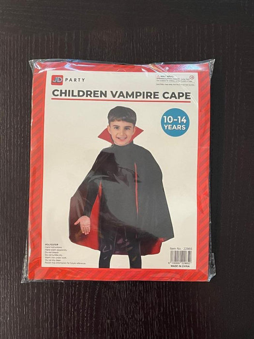 Halloween Vampire Cape Kid Costume Dracula Cloak Black Red Pirate Children