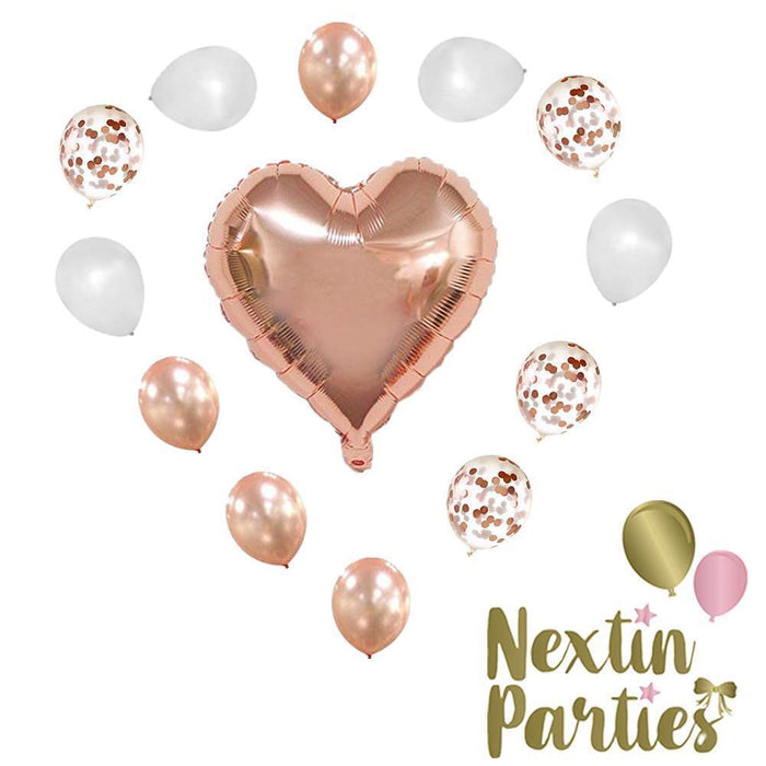 Bridal Shower Decorations Rose Gold Bride Balloon Bachelorette Party Wedding