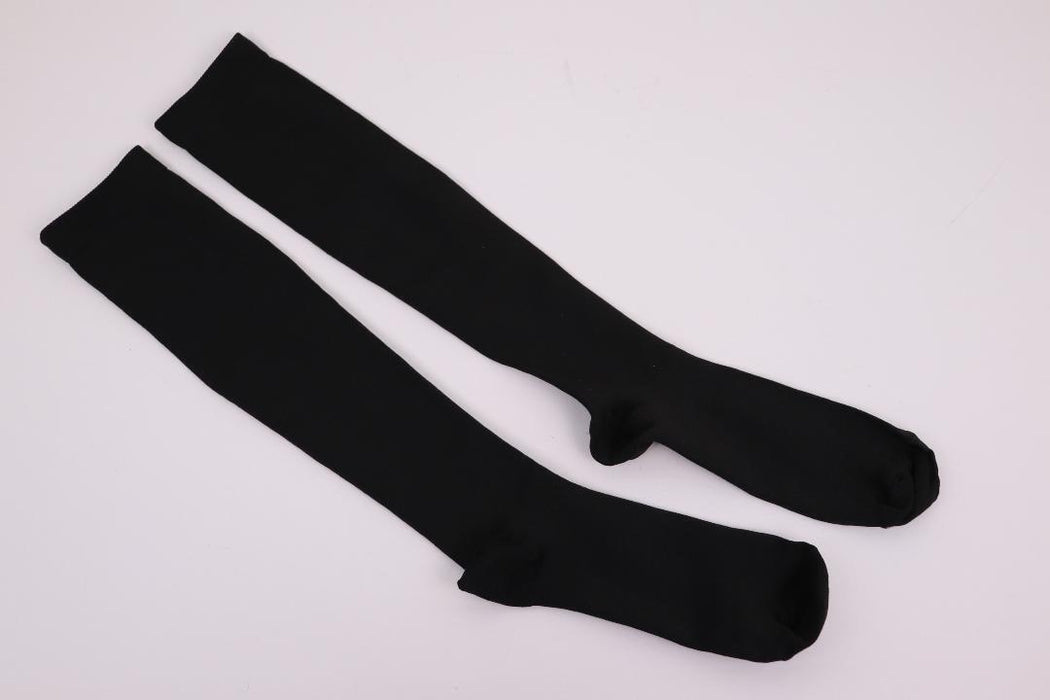 Travel Flight Socks Compression Sock Support Stocking reduce Swelling 2 Pairs