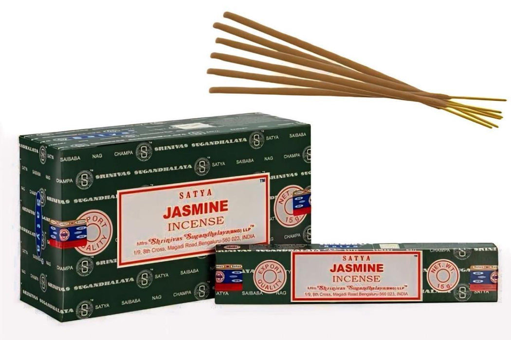 Satya Incense Sticks Natural Home Aroma Fragrance Jasmine Scents Meditation Yoga