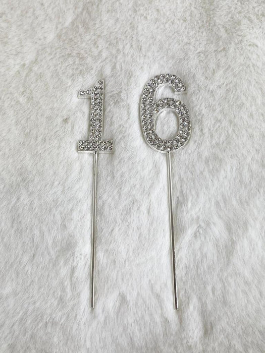 16th Birthday Cake Topper 16 Year Cake Topper Cake Decorations Diamonte