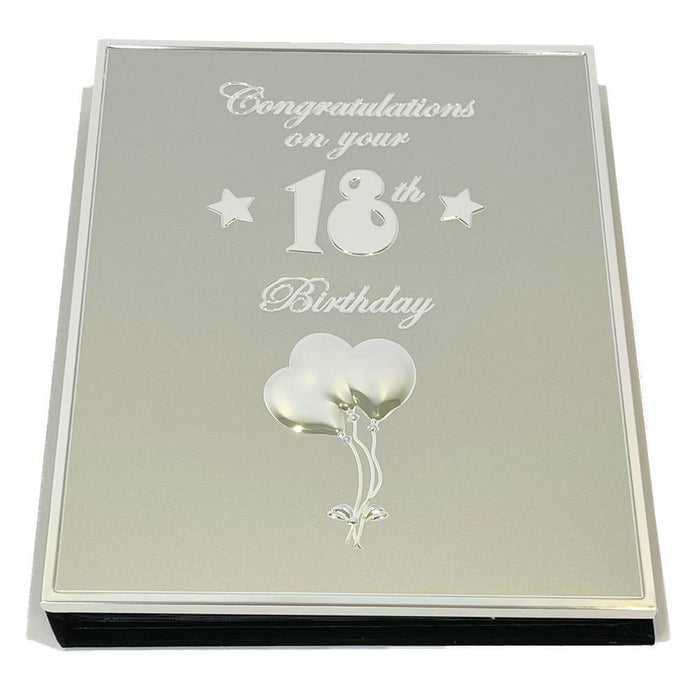 18th Birthday Photo Album hold 76 Photos Albums with gift Box Front Metal Cover