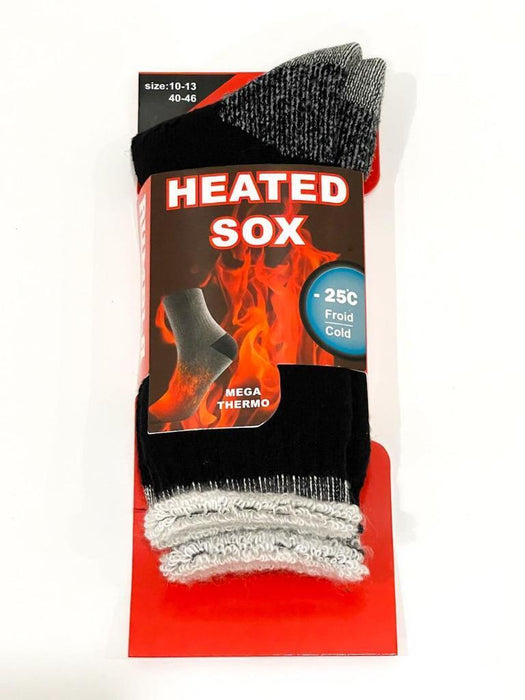 Men Extra Warm Thermal Socks Heated Sox Winter Work Thick Heat Soft Men Sock