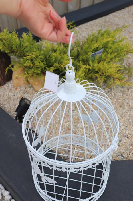 Bird Cage Wedding Metal White Birdcage Butterfly Garden Decor Ornaments