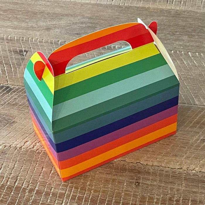 Rainbow Treat Box Party Favor Desert Boxes Lolly Candy Paper Gift Boxes Bulk