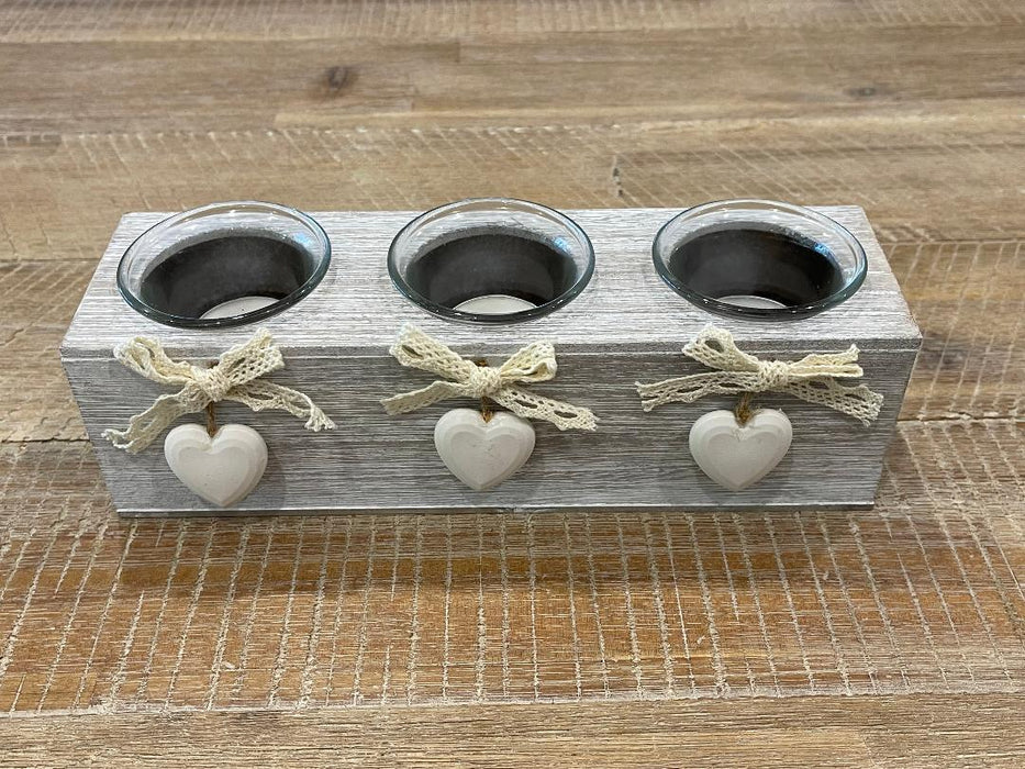 Candle Holder Tea Light Centerpiece Candlescape Tealight Home Decor 23.5cm