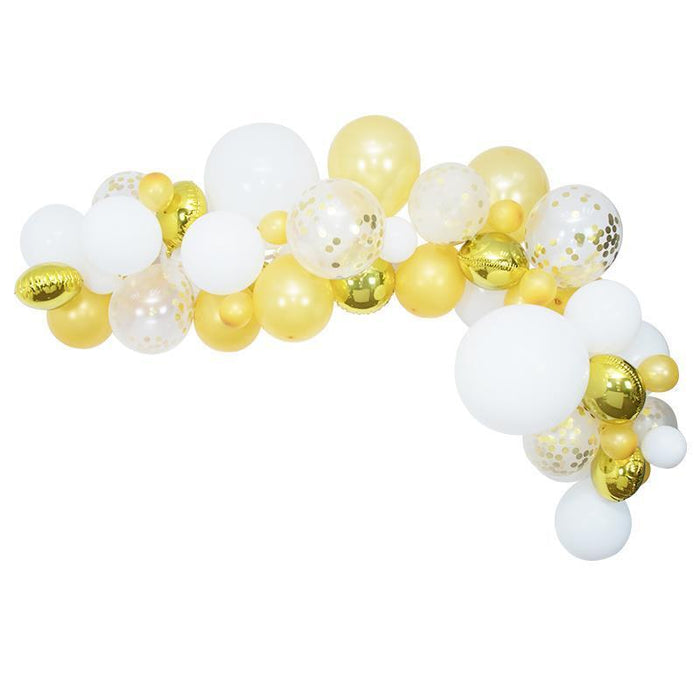 DIY Gold White Balloon Arch Garland kit Confetti Balloons Party Decorations 71pc