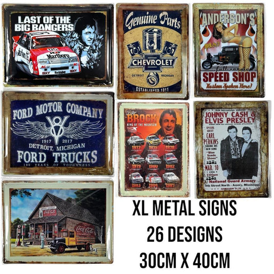 Metal Signs Large Vintage Retro Wall Decor Bar Pub Car Sign Garage Man Cave Shed