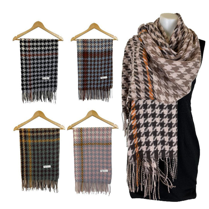 Large Winter Scarf Warm Soft Unisex Scarves Shawl Wrap Plaid Blanket Pashmina