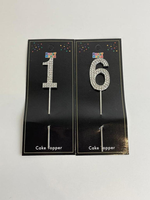 16th Birthday Cake Topper 16 Year Cake Topper Cake Decorations Diamonte