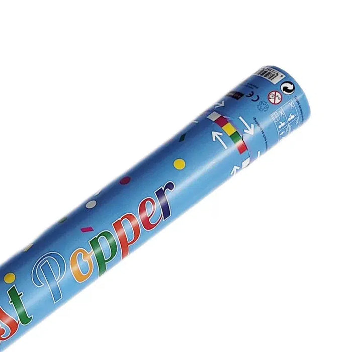 2x Confetti Cannon Popper Multicolour Party Poppers Graduation Birthday Wedding