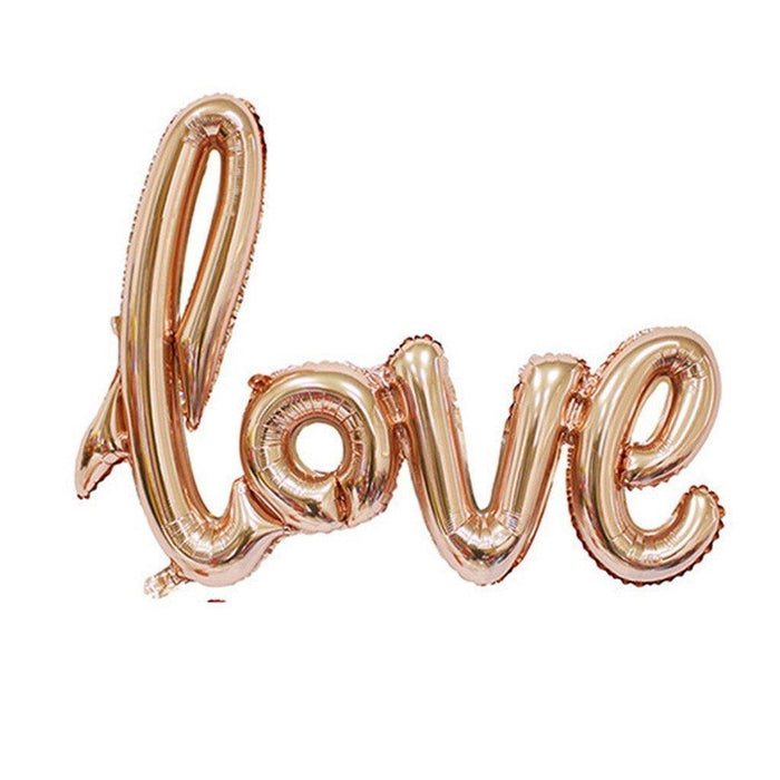 Bride Love Foil Balloons Rose Gold Bridal Shower Decorations Balloon Wedding Hen