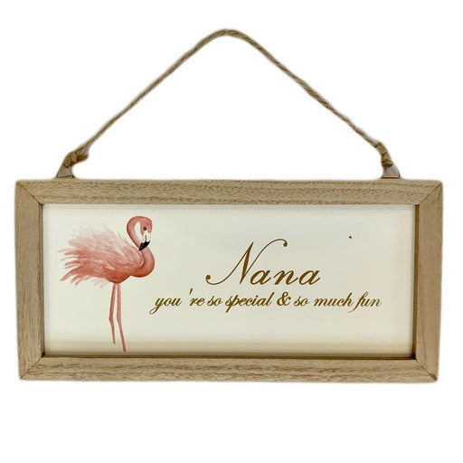 Wooden Home Signs Wall Decor Mum Mother Nana Sister Family Friends Sign Gift