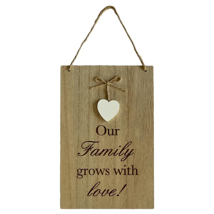 Wooden Home Signs Wall Decor Mum Mother Family Love Dream Country Sign Gift