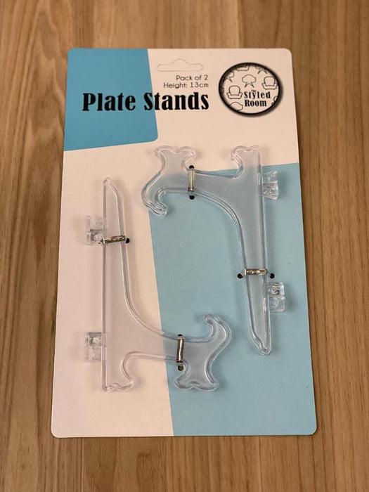 Clear Display Plate Stand Easel Stands Photo Picture Dish Holders Table Decor