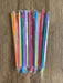 Flexible Plastic Drinking Straws Disposable Bendy Party Fancy Colourful Straws