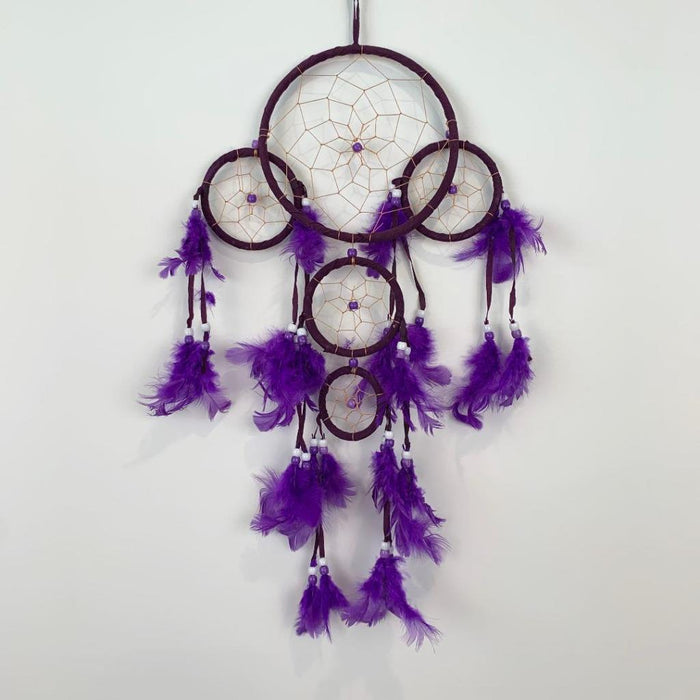 Dream Catcher with Feather Caught Dreams Wall Hanging Ornament Home Decor 52cm