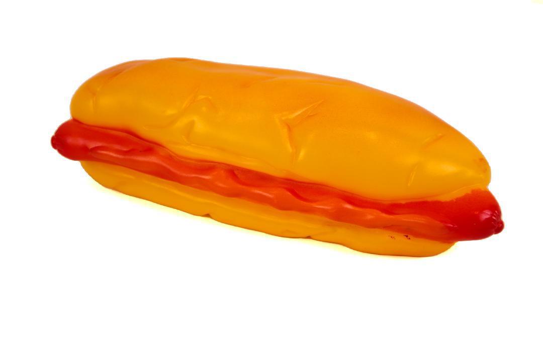 Jumbo Squeaky Dog Toys Squeeze Squeaker Sound Chew Big Pet Toy Burger Hot Dog