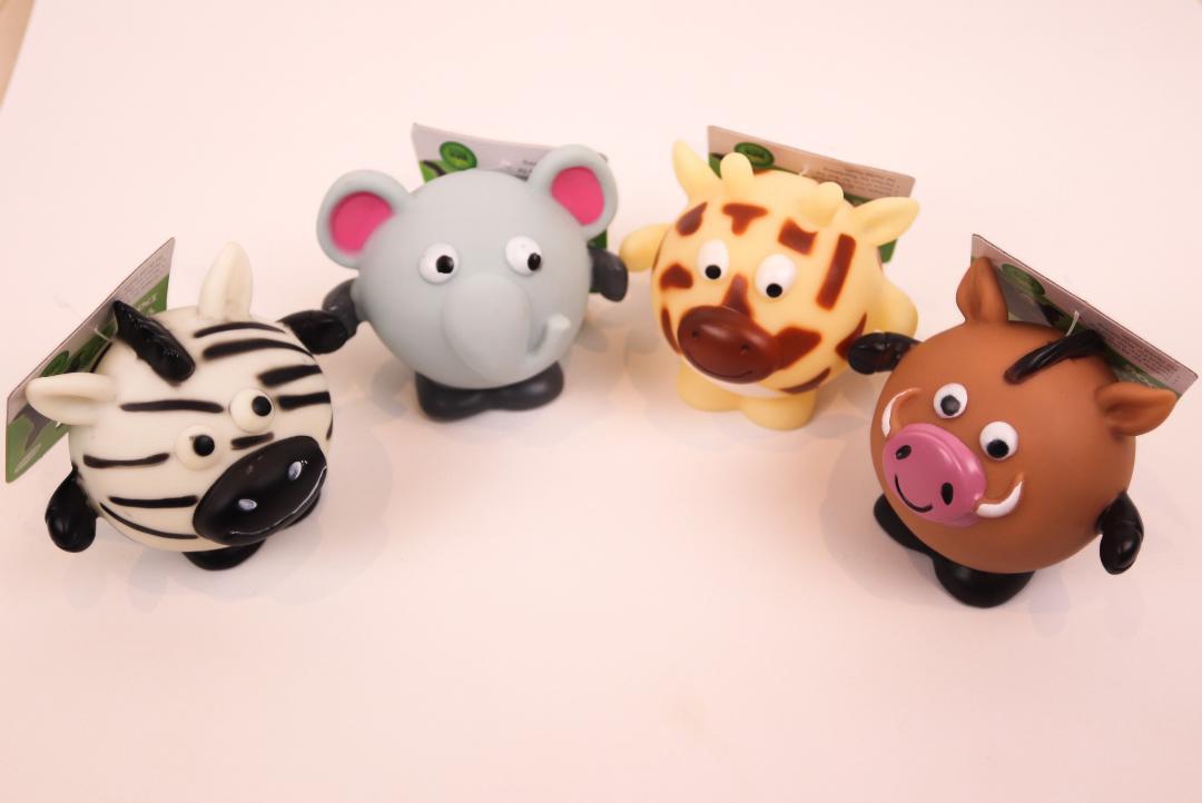 Novelty Squeaky Dog Toys Latex Squeeze Squeaker Sound Funny Pet Toy Animals 10cm