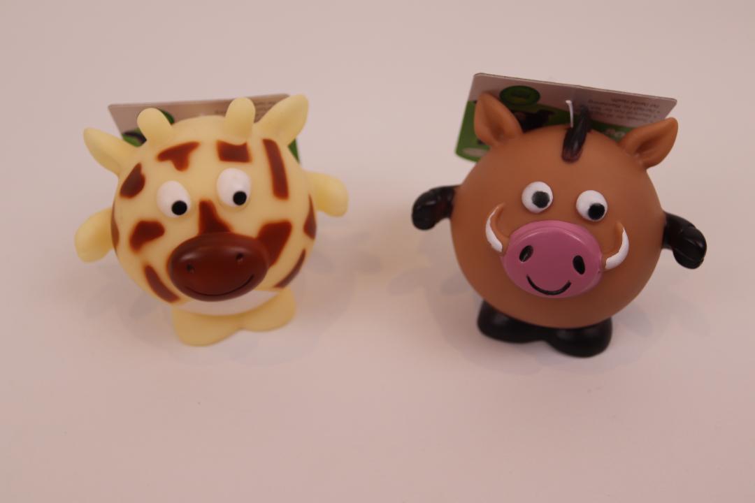Novelty Squeaky Dog Toys Latex Squeeze Squeaker Sound Funny Pet Toy Animals 10cm