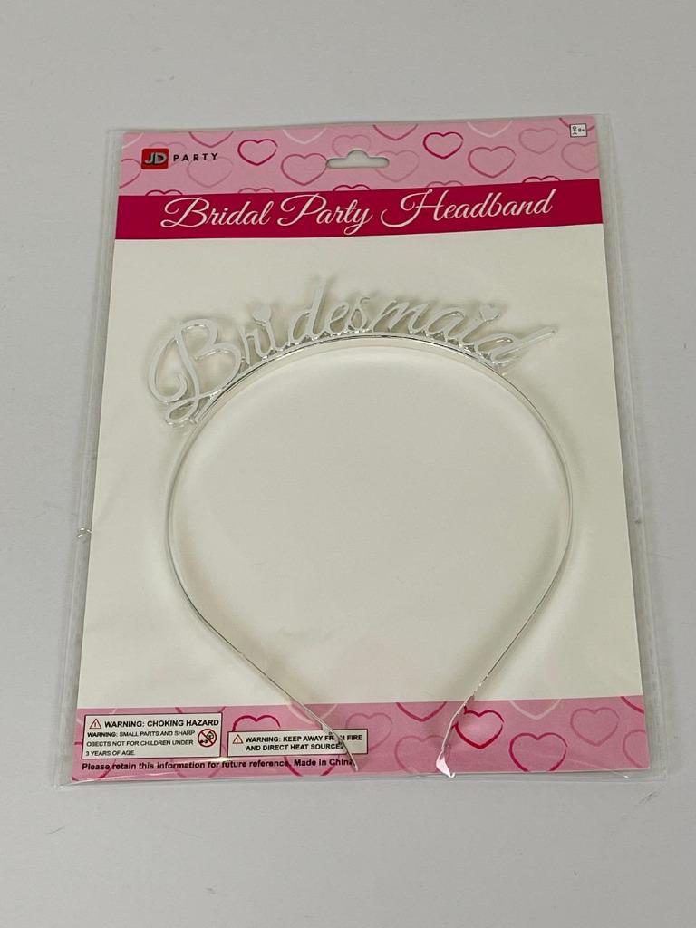 Bridesmaid Headband Tiara Wedding Hair Accessories Headpiece Bachelorette Bridal