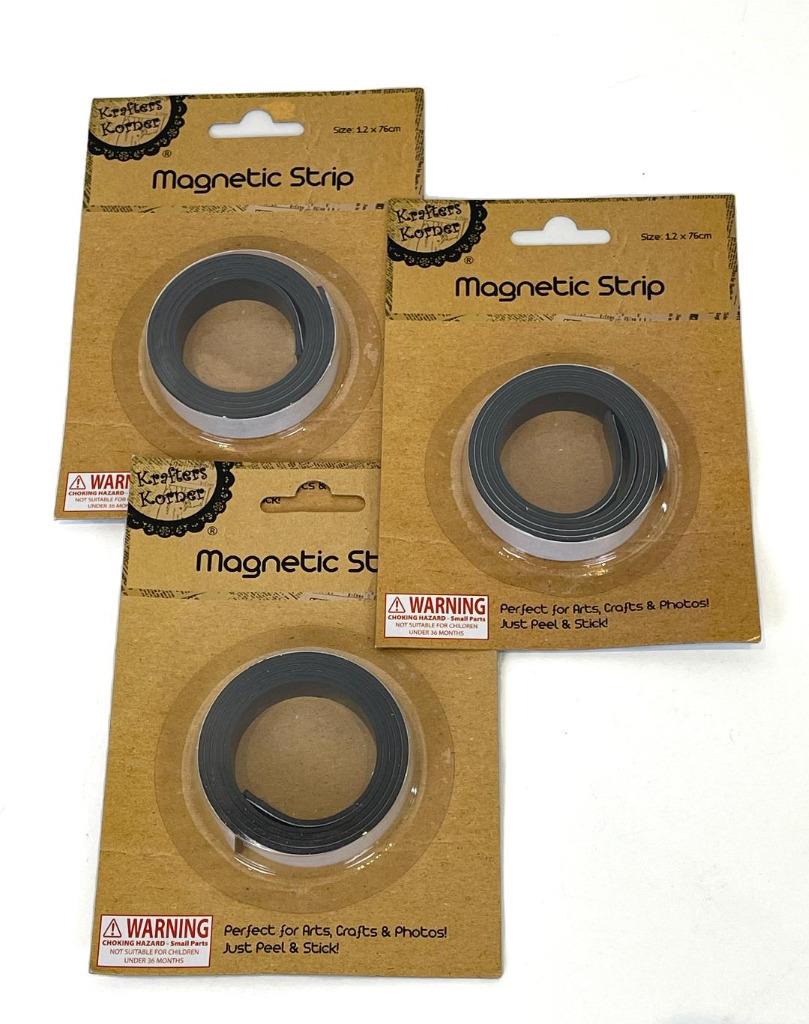 Magnetic Strip Magnet Tape Roll Photo Fridge Self Adhesive Whiteboard DIY Craft