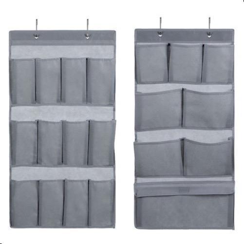 Hanging Wardrobe Organiser Over the door Wall Closet Storage with 8 or 12 Pocket