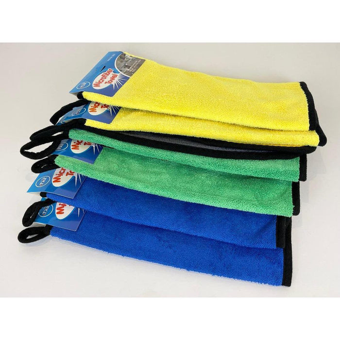 Microfiber Kitchen Tea Towels Double Side Multipurpose Towel Cloths Quick Dry