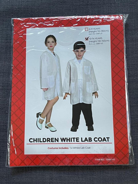 Kids Costume Doctor White Lab Coat Hospital Scientist Cosplay Party Boys Girls