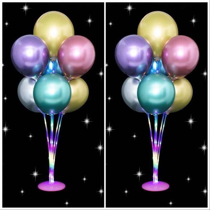 Balloon Stand Kit with Led Light Table Balloons Holder Wedding Birthday Party