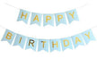 White Happy Birthday Banner Banners Baby Shower Birthday Party Decorations 20cm