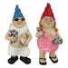 Garden Gnome Naked Nude Gnomes Cooking Naughty Gnome Statue Kitchen 2 x 27cm