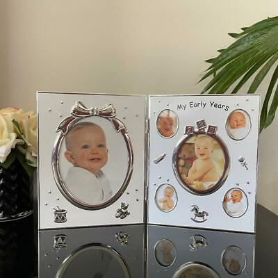 Baby's Early Years Picture Photo Frame Keepsake Newborn Baby Shower Boy Girl