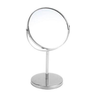 Makeup Mirror Double Side Standing Mirror with 2x Magnification Angle Adjustment