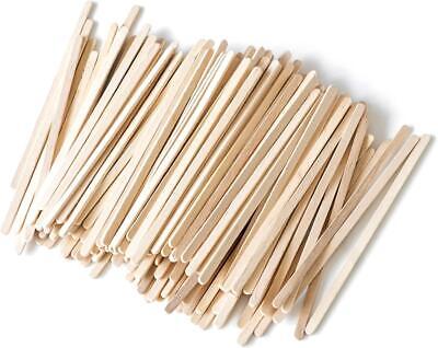 600pc Coffee Stirrers Sticks Wooden Tea Beverage Stirrers Craft Sticks 18cm Bulk