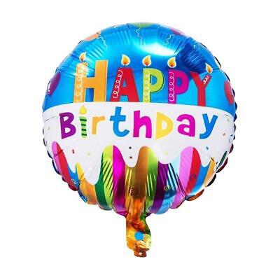 Happy Birthday Foil Balloons Birthday Decorations Big Round Foil Balloon 42cm