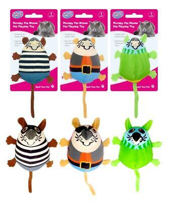Novelty Cat Playing Toy Mouse Mice Toys Cats Kittens Pet Chew Toy Pack of 3 9cm