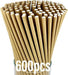 Paper Straws Food Safe Drinking Straw Birthday Party Brown Bulk 600pcs Eco