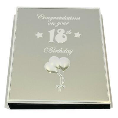 18th Birthday Photo Album hold 76 Photos Albums with Gift Box Front Metal Cover
