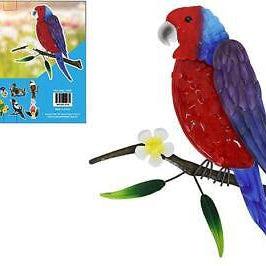 Rosellas Metal Bird Wall Art 3D Birds Hanging Home Garden Decor Sculpture