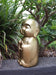 Happy Buddha Statue Lucky Fengshui Gold Monk Home Decor Figurine 25cm